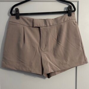 Target Women's High Waist Beige Shorts